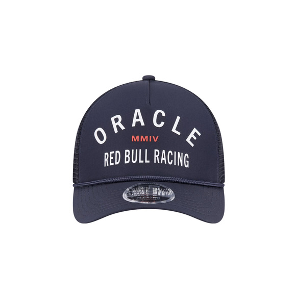 Oracle Red Bull Nascar Racing Cap New Era 9FORTY Trucker Hat Navy Snapback NEW - Picture 5 of 7